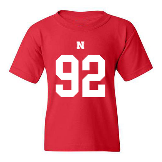 Nebraska - NCAA Football : Sua Lefotu - Youth T-Shirt