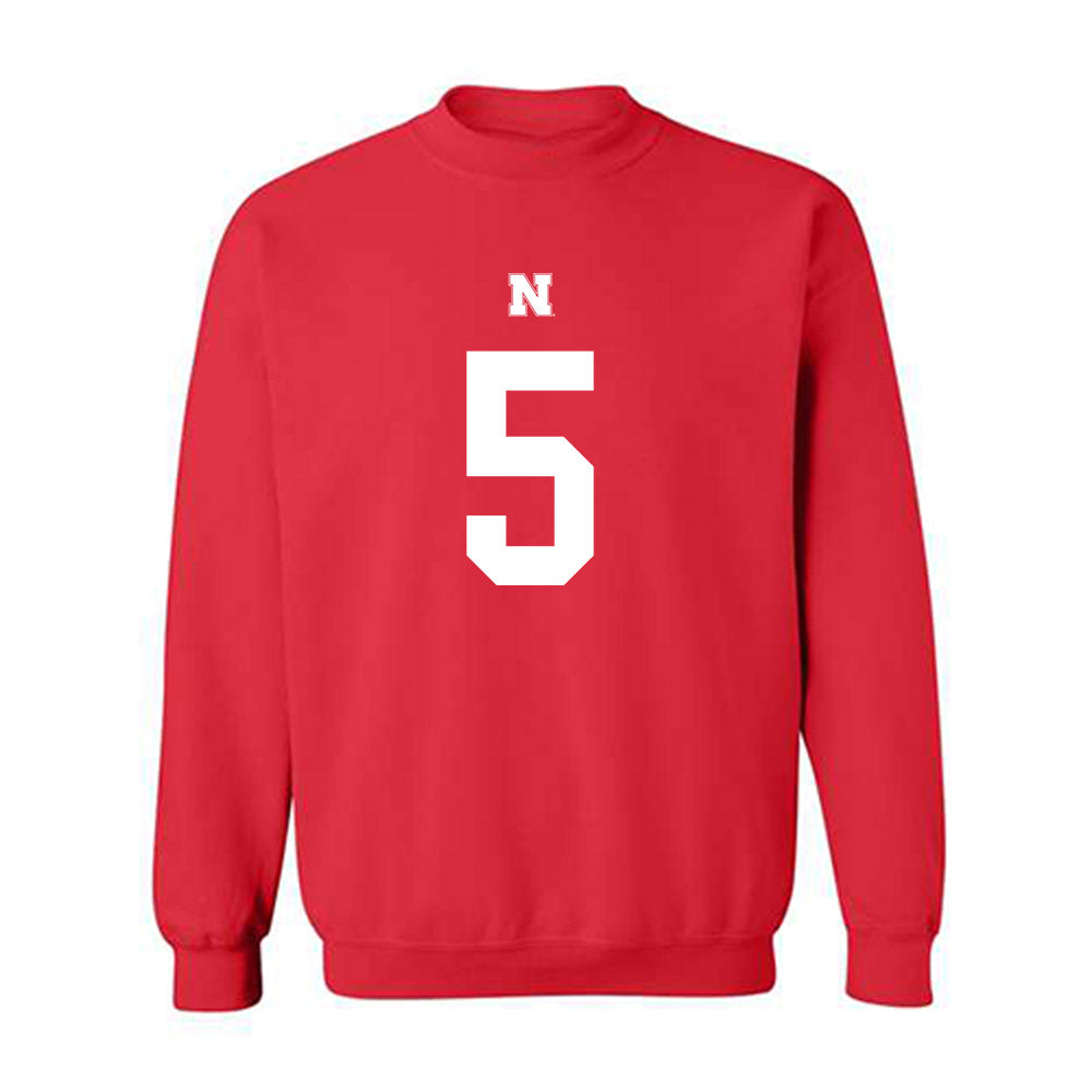 Nebraska - NCAA Football : John Bullock - Crewneck Sweatshirt Generic Shersey