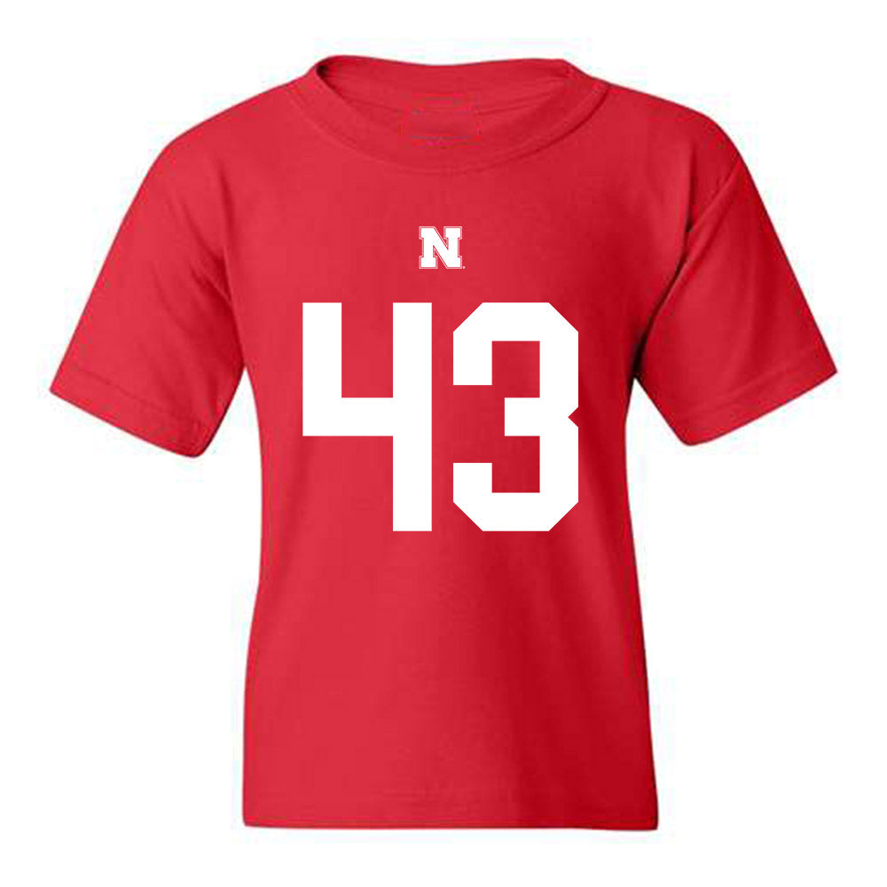 Nebraska - NCAA Football : Landon Ternus - Youth T-Shirt