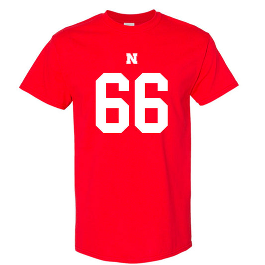 Nebraska - NCAA Football : Ben Scott Shersey Short Sleeve T-Shirt