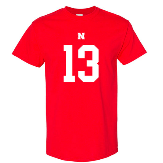 Nebraska - NCAA Football : Malcolm Hartzog Shersey Short Sleeve T-Shirt