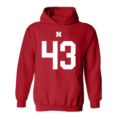 Nebraska - NCAA Football : Landon Ternus - Hooded Sweatshirt