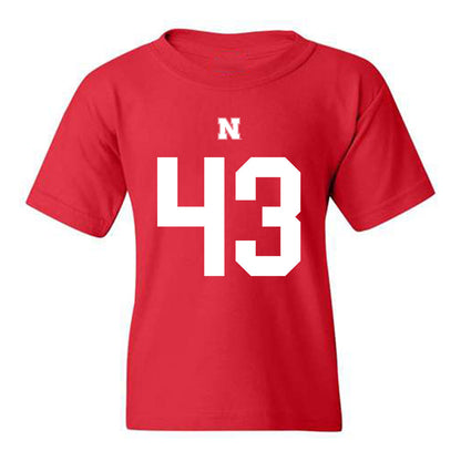 Nebraska - NCAA Football : Michael Booker III Shersey Youth T-Shirt