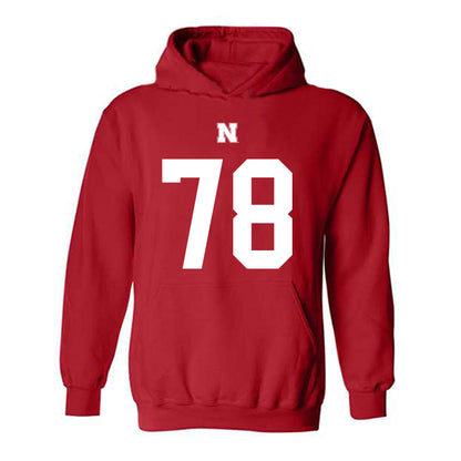 Nebraska - NCAA Football : Jacob Brandl - Hooded Sweatshirt Generic Shersey