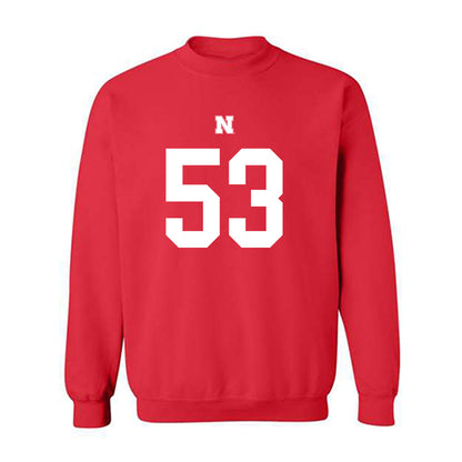 Nebraska - NCAA Football : Jacob Bower - Crewneck Sweatshirt Generic Shersey