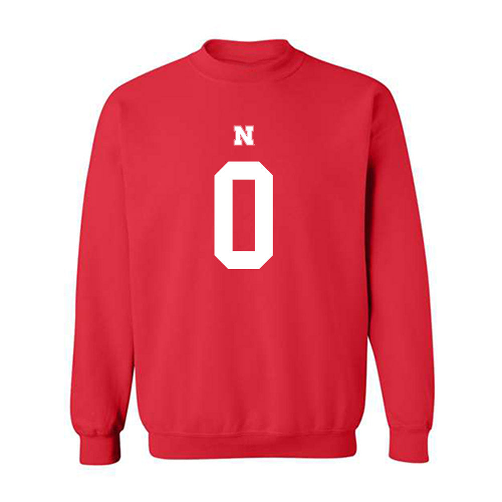 Nebraska - NCAA Football : Nash Hutmacher - Crewneck Sweatshirt Generic Shersey