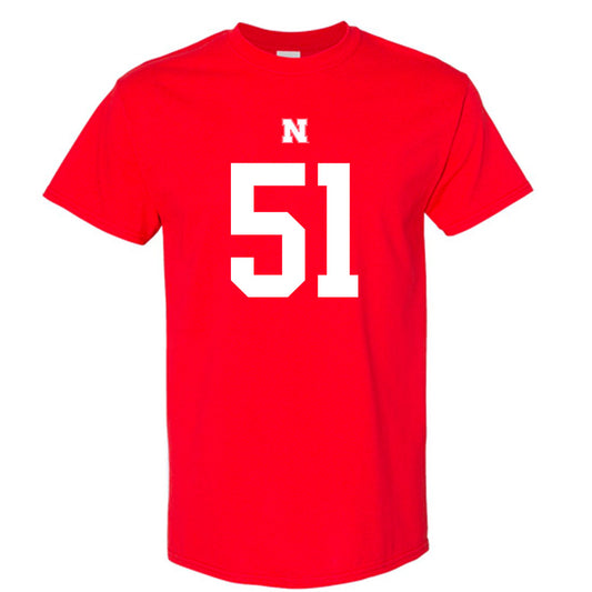 Nebraska - NCAA Football : Justin Jenkins Shersey Short Sleeve T-Shirt