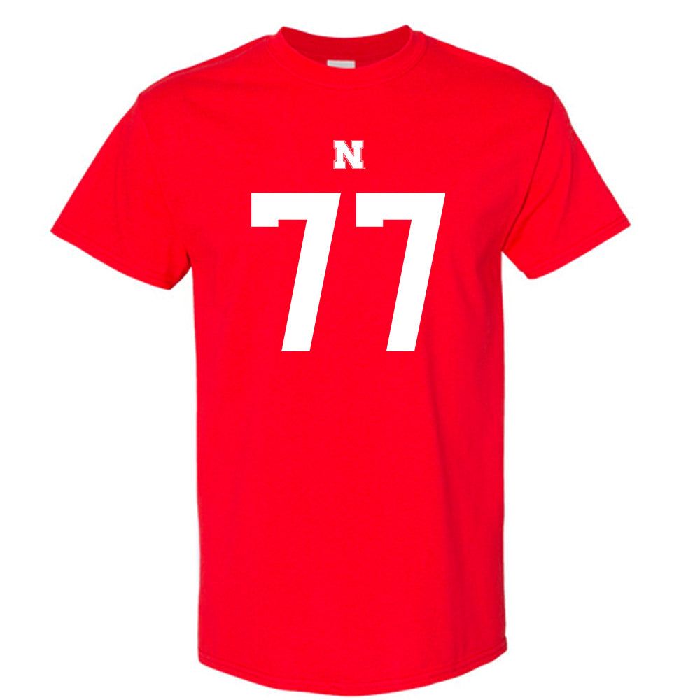 Nebraska - NCAA Football : Gunnar Gottula - Short Sleeve T-Shirt