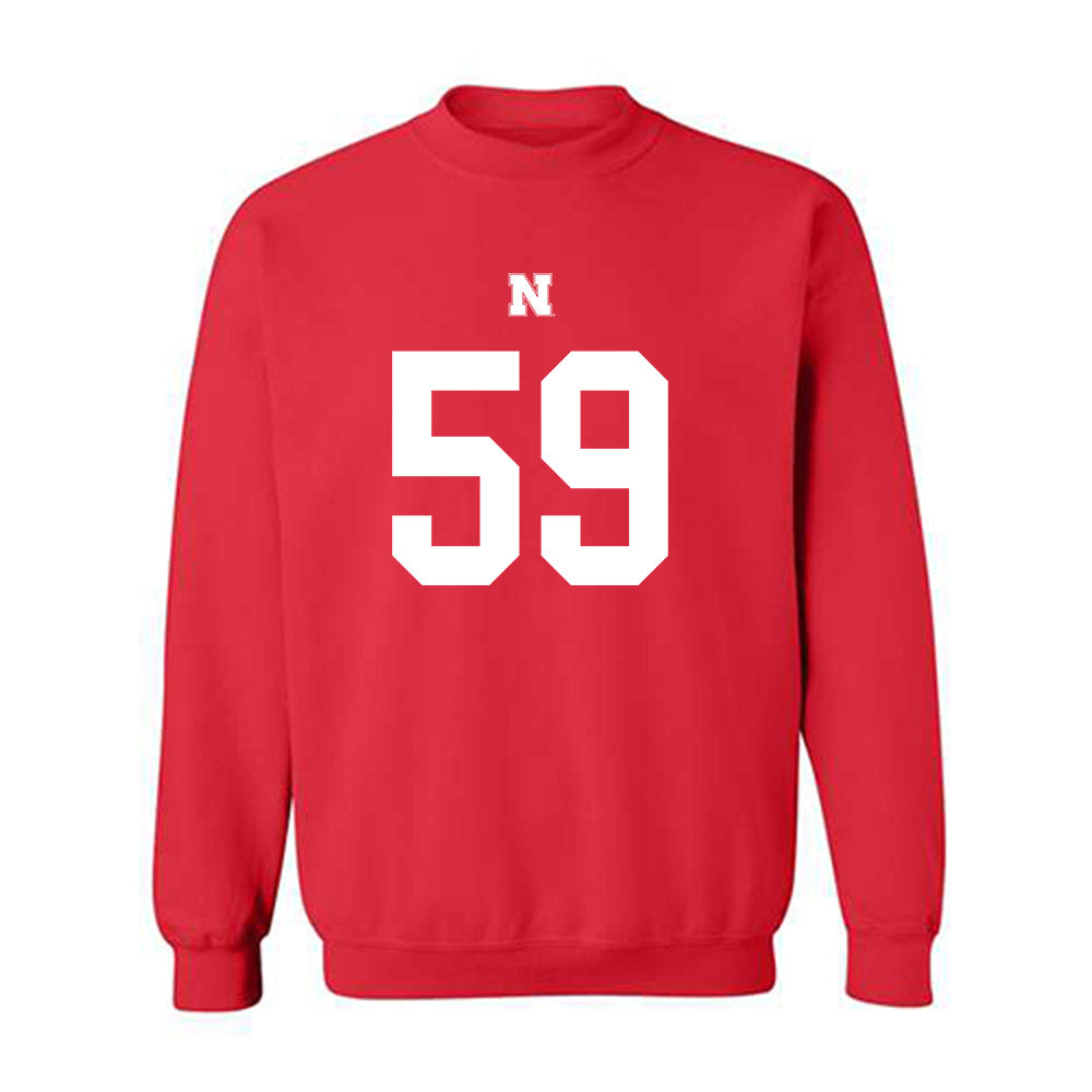 Nebraska - NCAA Football : Henry Lutovsky Shersey Sweatshirt