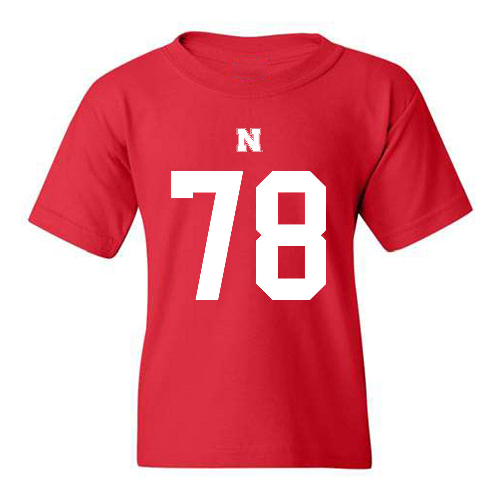 Nebraska - NCAA Football : Jacob Brandl - Youth T-Shirt Generic Shersey