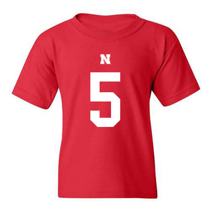 Nebraska - NCAA Football : John Bullock - Youth T-Shirt Generic Shersey