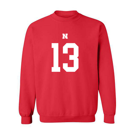 Nebraska - NCAA Football : Malcolm Hartzog Shersey Sweatshirt