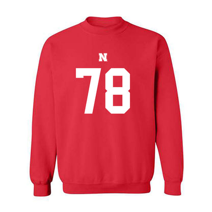 Nebraska - NCAA Football : Jacob Brandl - Crewneck Sweatshirt Generic Shersey