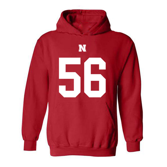 Nebraska - NCAA Football : Grant Tagge Shersey Hooded Sweatshirt