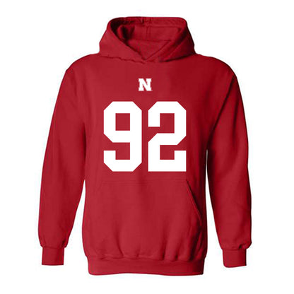 Nebraska - NCAA Football : Sua Lefotu - Hooded Sweatshirt