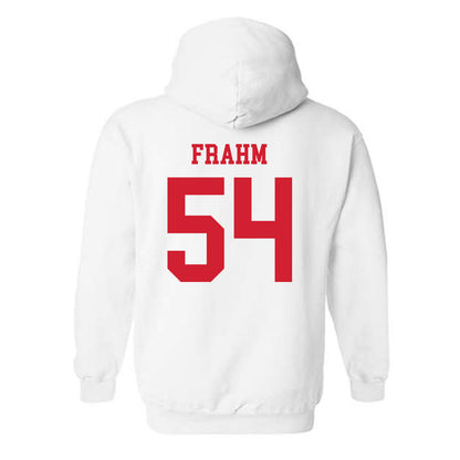 Nebraska - NCAA Baseball : Trey Frahm - Hooded Sweatshirt Sports Shersey