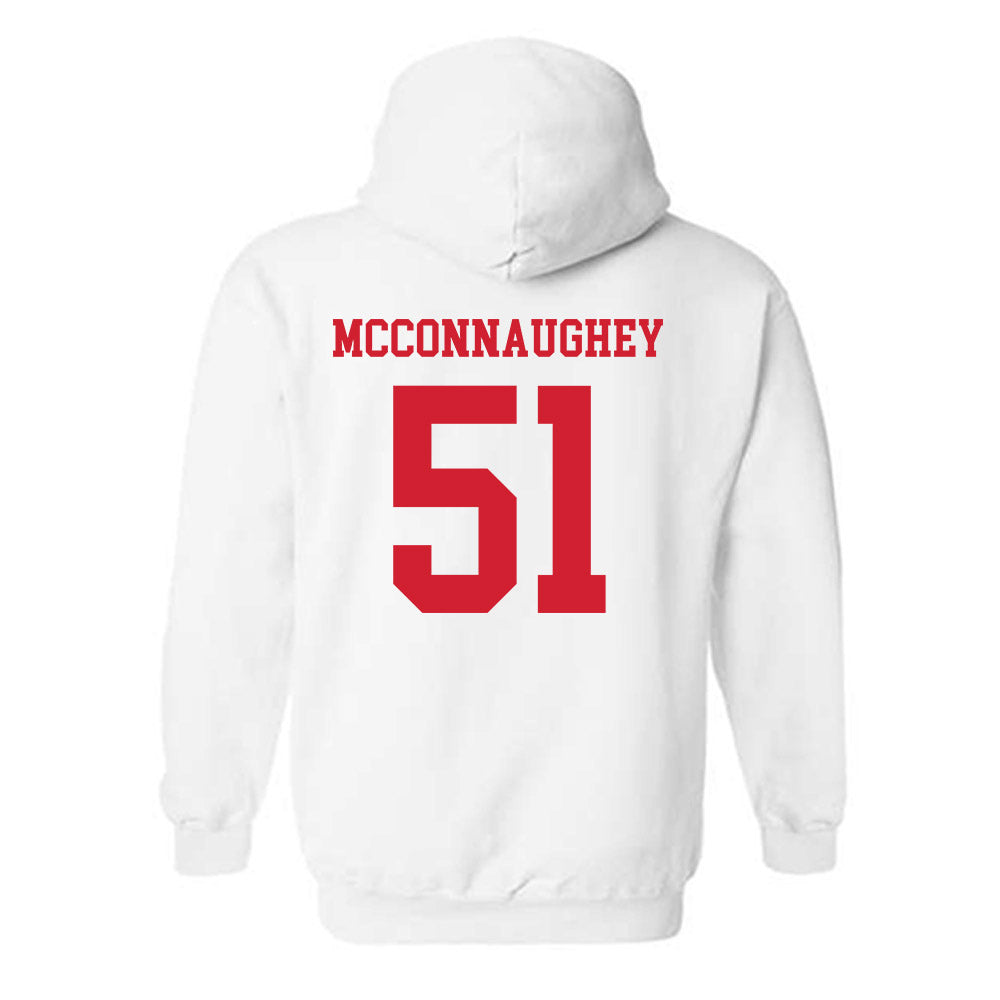 Nebraska - NCAA Baseball : Mason McConnaughey - Hooded Sweatshirt Sports Shersey