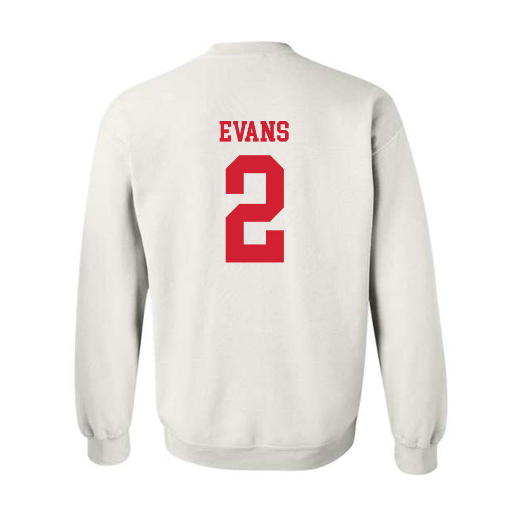 Nebraska - NCAA Baseball : Matt Evans - Crewneck Sweatshirt Sports Shersey