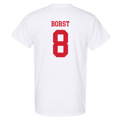 Nebraska - NCAA Baseball : Evan Borst - T-Shirt Sports Shersey