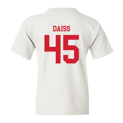 Nebraska - NCAA Baseball : Casey Daiss - Youth T-Shirt Sports Shersey