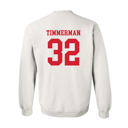 Nebraska - NCAA Baseball : Tucker Timmerman - Crewneck Sweatshirt Sports Shersey