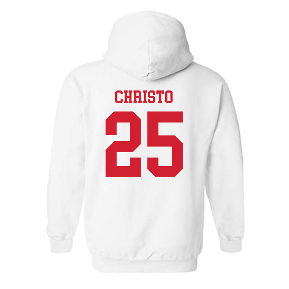 Nebraska - NCAA Baseball : Drew Christo - Hooded Sweatshirt Sports Shersey