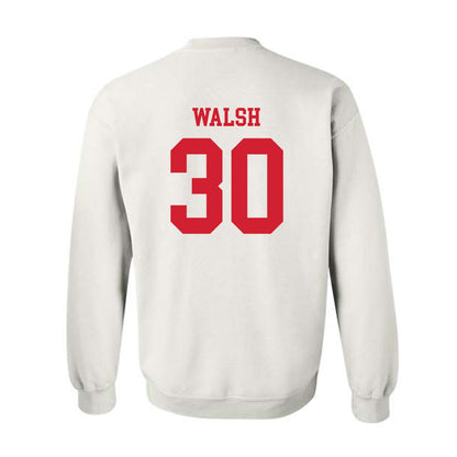 Nebraska - NCAA Baseball : Will Walsh - Crewneck Sweatshirt Sports Shersey