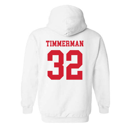 Nebraska - NCAA Baseball : Tucker Timmerman - Hooded Sweatshirt Sports Shersey