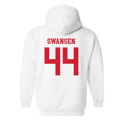 Nebraska - NCAA Baseball : Gabe Swansen - Hooded Sweatshirt Sports Shersey