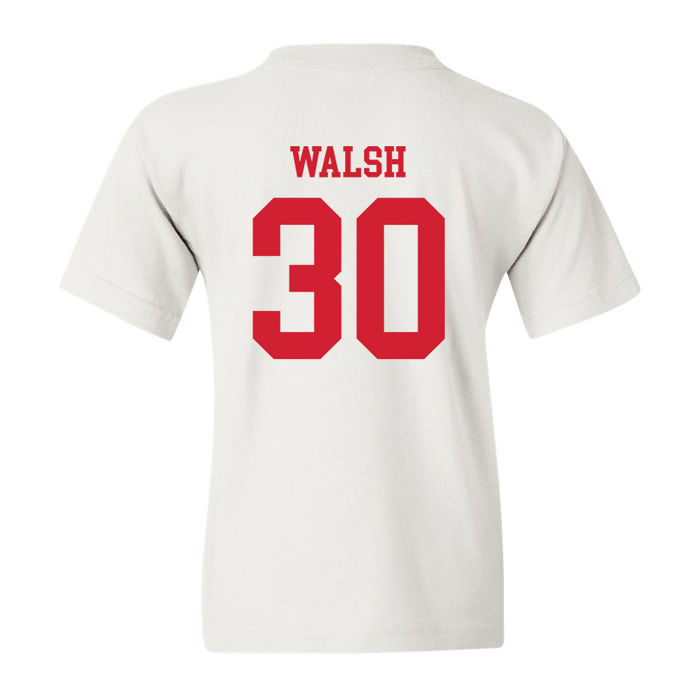 Nebraska - NCAA Baseball : Will Walsh - Youth T-Shirt Sports Shersey