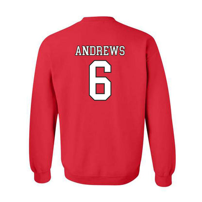 Nebraska - NCAA Softball : Billie Andrews - Crewneck Sweatshirt Sports Shersey