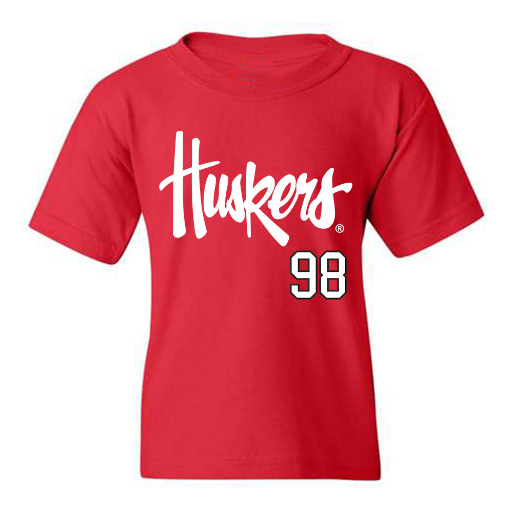 Nebraska - NCAA Softball : Jordyn Bahl - Youth T-Shirt Sports Shersey