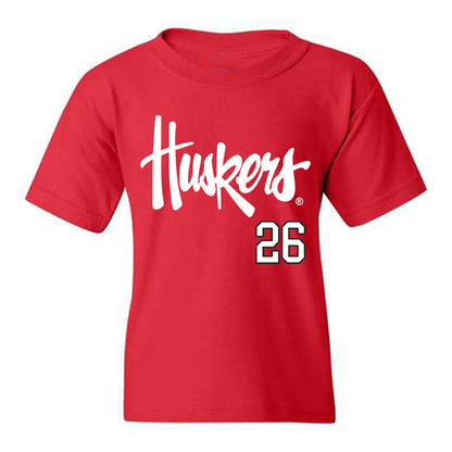 Nebraska - NCAA Softball : Alina Felix - Youth T-Shirt Sports Shersey