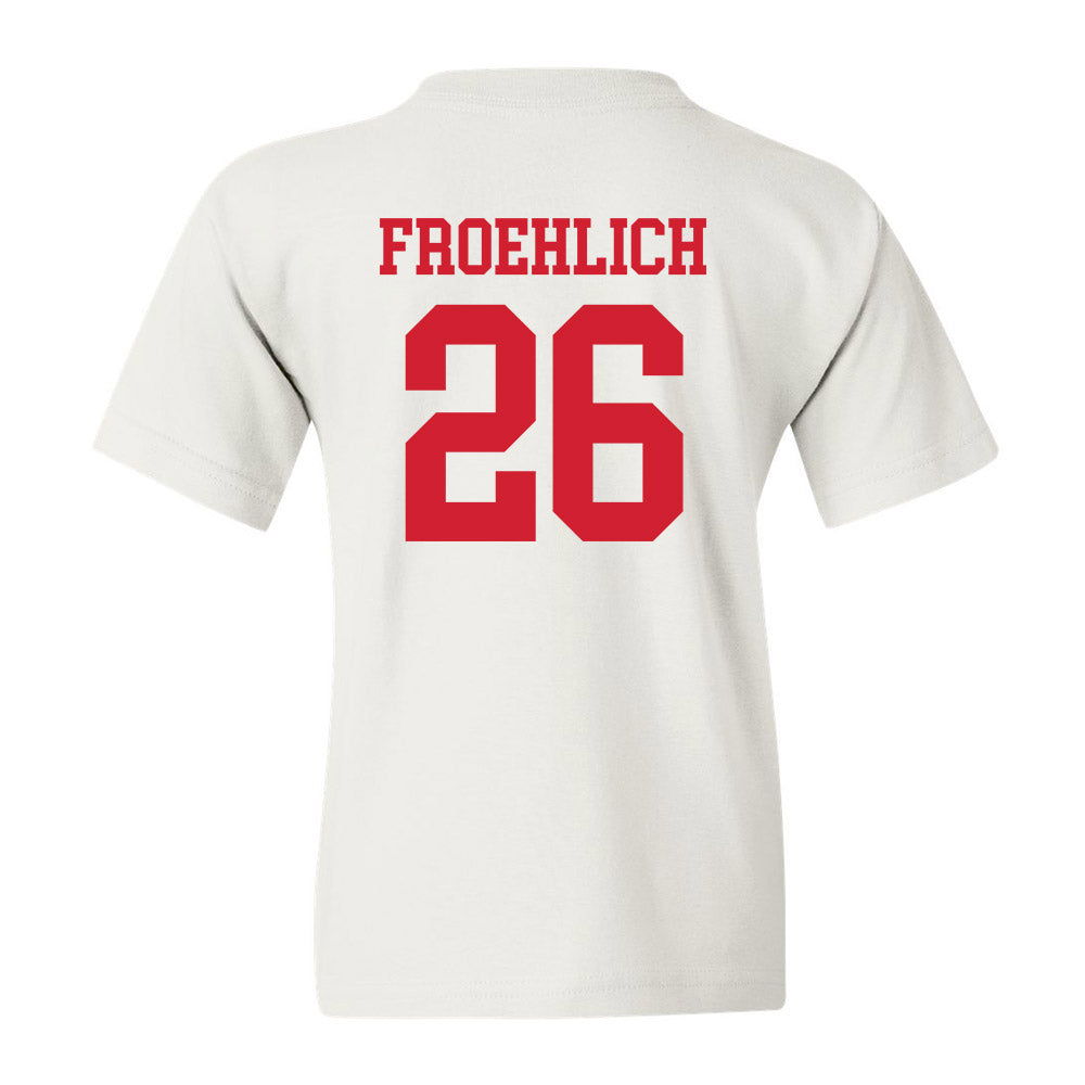 Nebraska - NCAA Baseball : Kyle Froehlich - Youth T-Shirt Classic Shersey