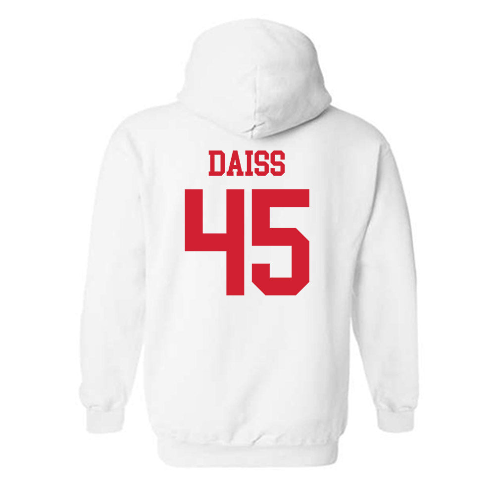 Nebraska - NCAA Baseball : Casey Daiss - Hooded Sweatshirt Classic Shersey