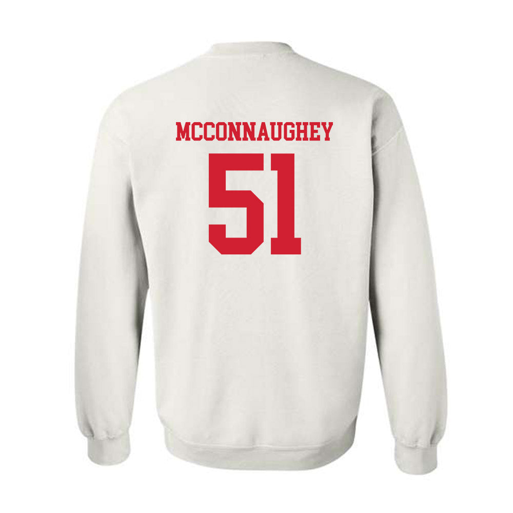 Nebraska - NCAA Baseball : Mason McConnaughey - Crewneck Sweatshirt Classic Shersey