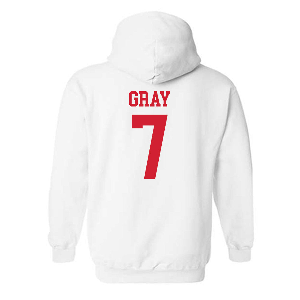 Nebraska - NCAA Softball : Sydney Gray - Hooded Sweatshirt Classic Shersey