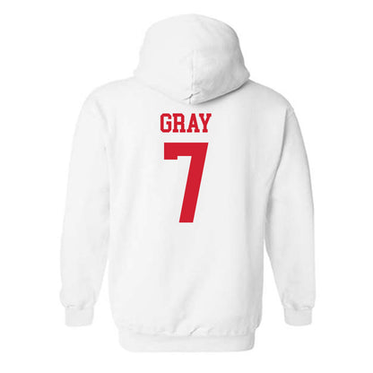 Nebraska - NCAA Softball : Sydney Gray - Hooded Sweatshirt Classic Shersey