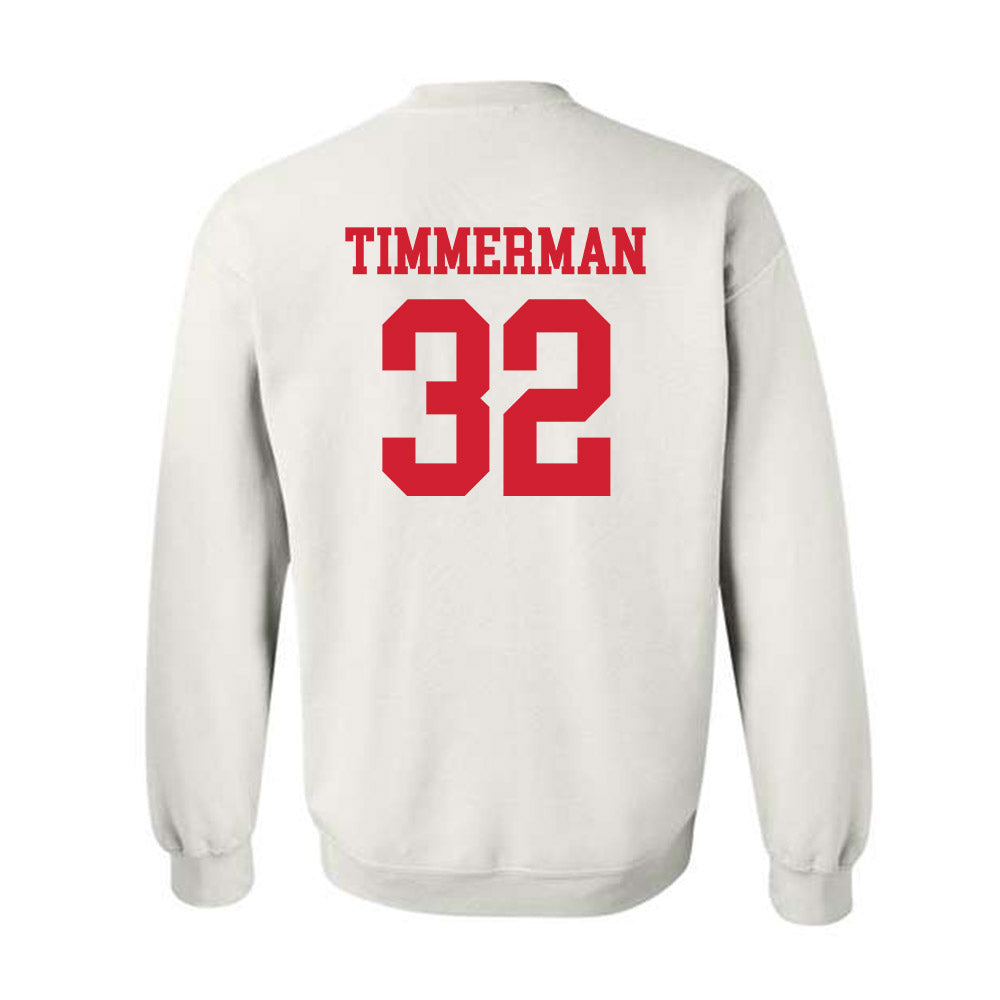 Nebraska - NCAA Baseball : Tucker Timmerman - Crewneck Sweatshirt Classic Shersey