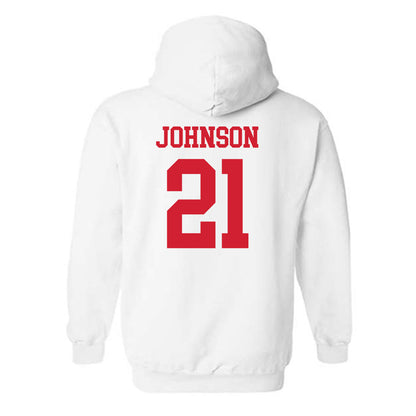 Nebraska - NCAA Football : Emmett Johnson - Hooded Sweatshirt