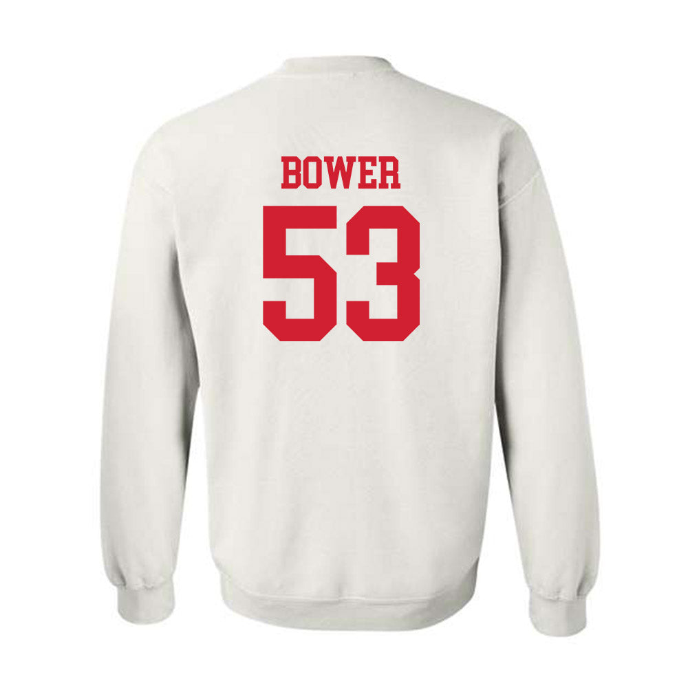 Nebraska - NCAA Football : Jacob Bower - Crewneck Sweatshirt Classic Shersey