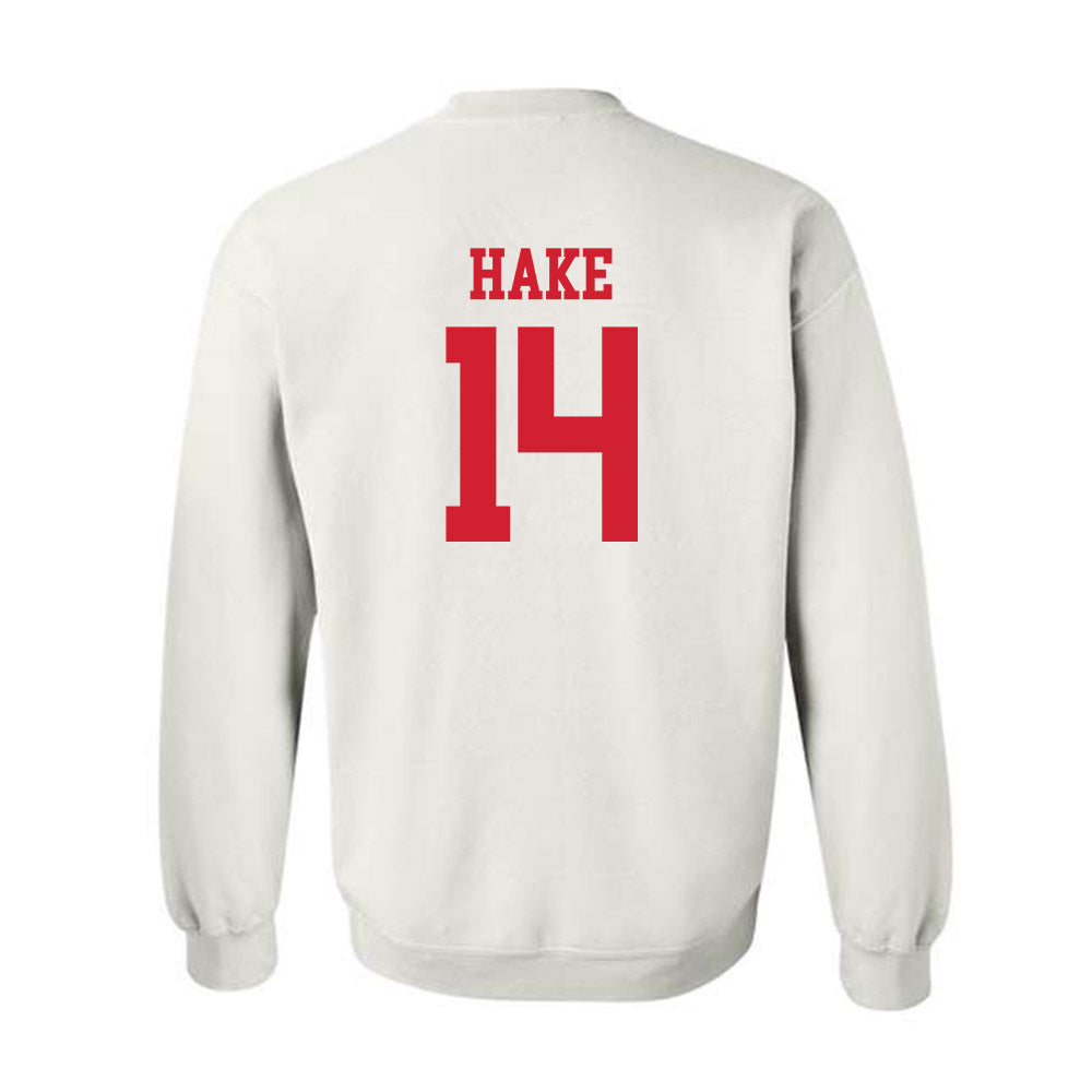 Nebraska - NCAA Women's Basketball : Callin Hake - Crewneck Sweatshirt Classic Shersey