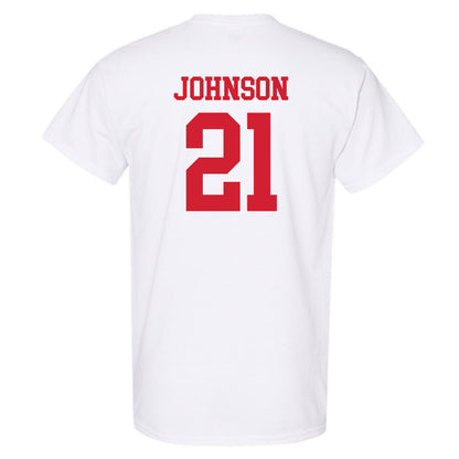 Nebraska - NCAA Football : Emmett Johnson - Short Sleeve T-Shirt