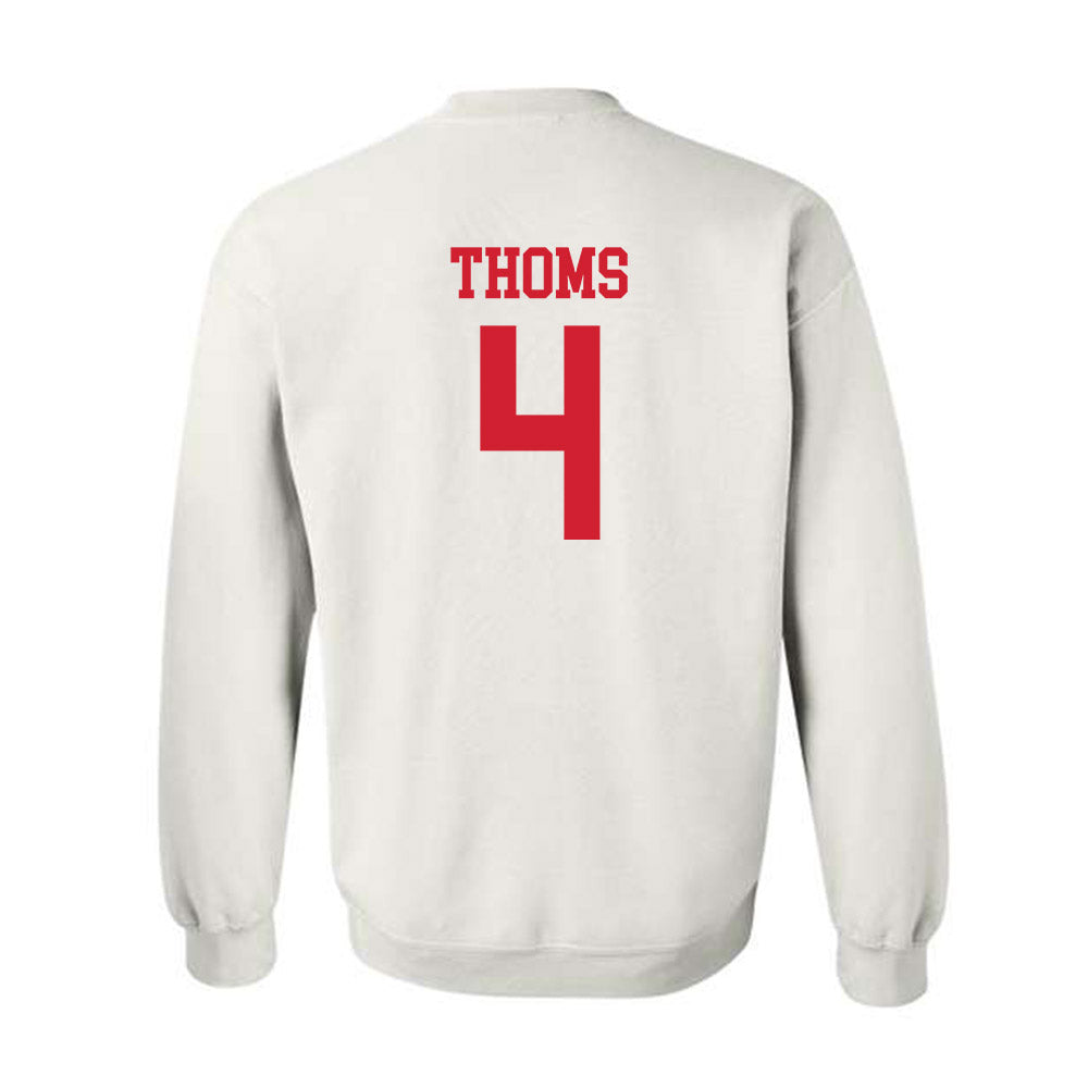 Nebraska - NCAA Softball : Malia Thoms - Crewneck Sweatshirt Classic Shersey