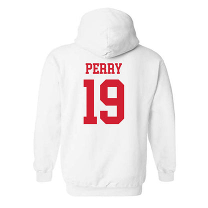 Nebraska - NCAA Baseball : Kyle Perry - Hooded Sweatshirt Classic Shersey