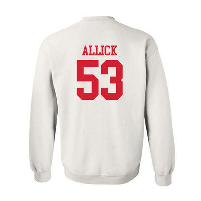 Nebraska - NCAA Men's Basketball : Josiah Allick - Crewneck Sweatshirt Classic Shersey