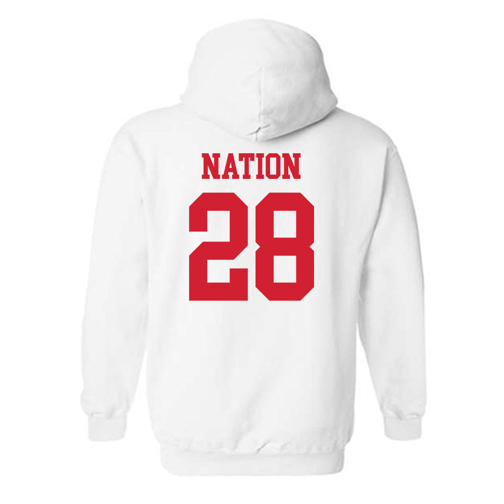 Nebraska - NCAA Football : Ethan Nation - Hooded Sweatshirt