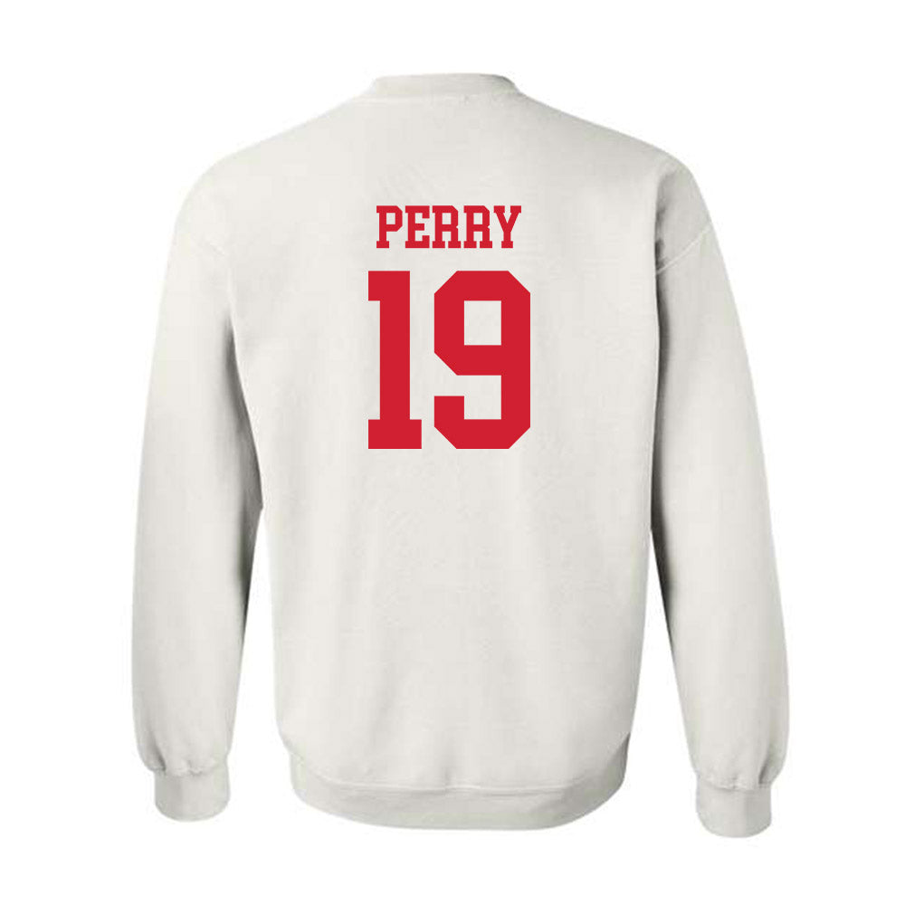 Nebraska - NCAA Baseball : Kyle Perry - Crewneck Sweatshirt Classic Shersey