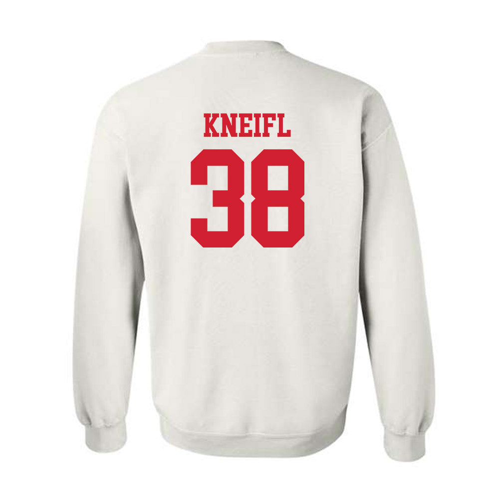 Nebraska - NCAA Baseball : Brooks Kneifl - Crewneck Sweatshirt Classic Shersey