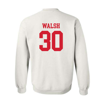 Nebraska - NCAA Baseball : Will Walsh - Crewneck Sweatshirt Classic Shersey